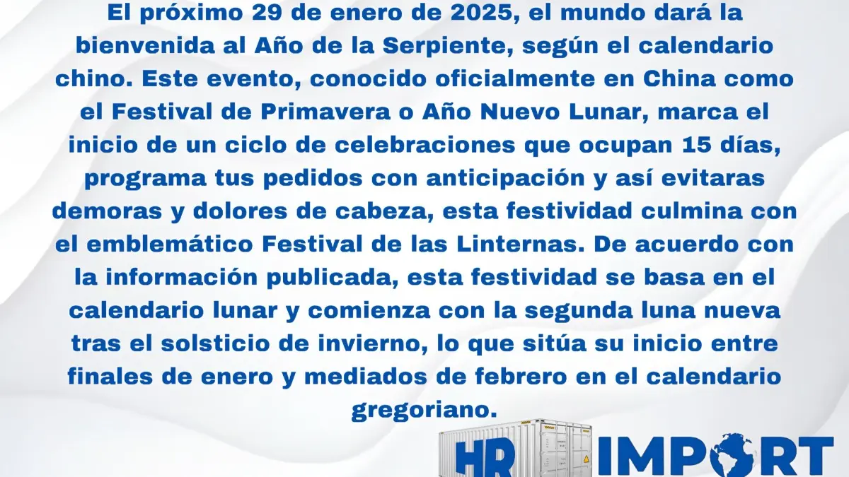 ¡Prepárate para dar la bienvenida al Año de la Serpiente!
